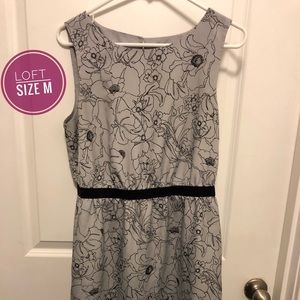 Silver floral dress